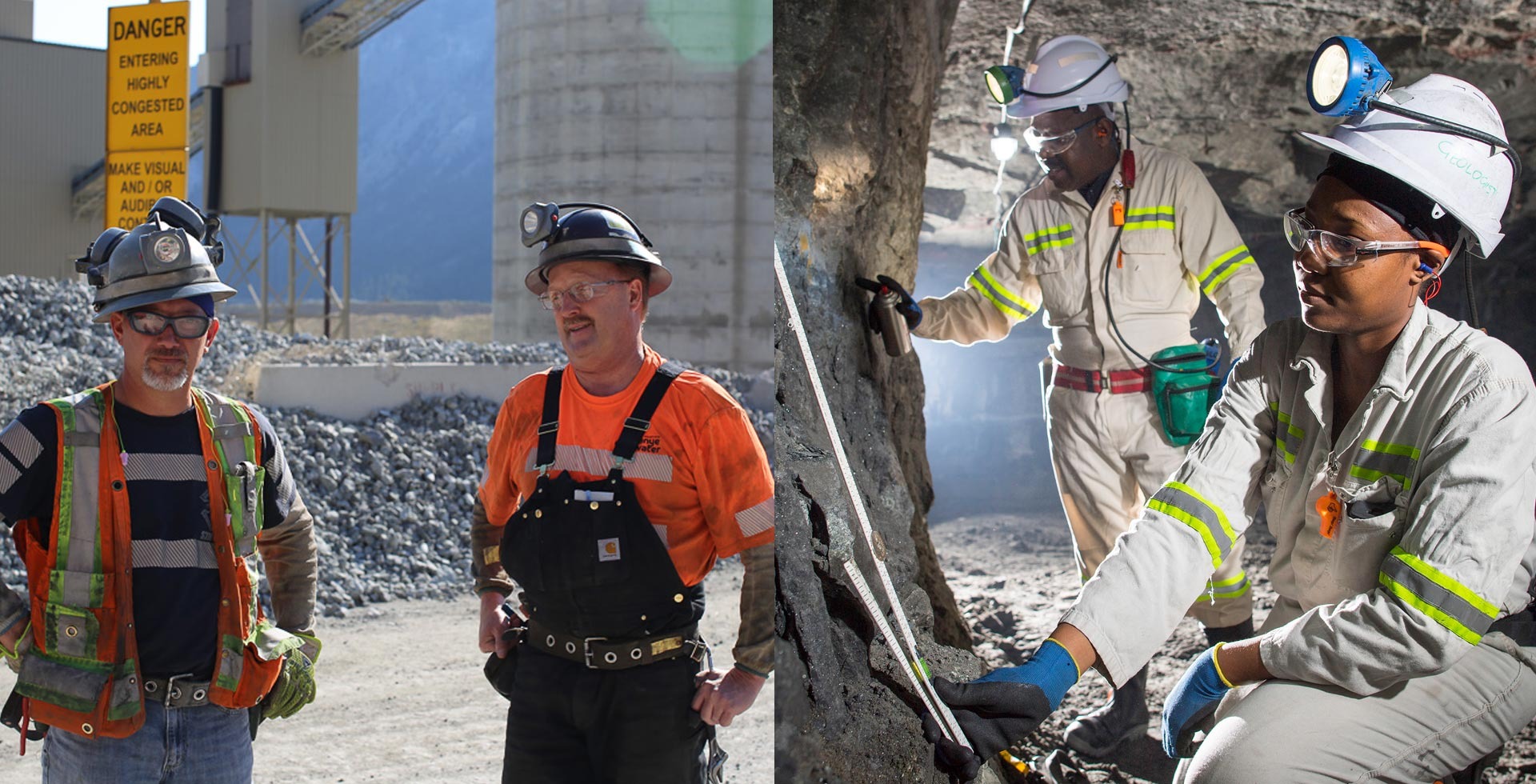Mining Professionals at Work